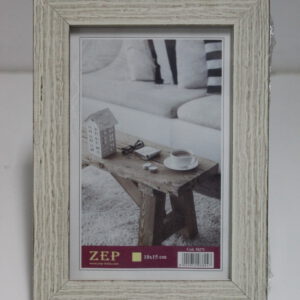 Marco de madera color crema 10 x 15