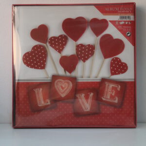 Álbum de cartulina valentine