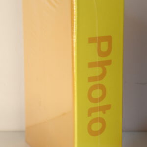 Álbum de fotos básico de color amarillo