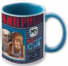 Taza de Cerámica azul